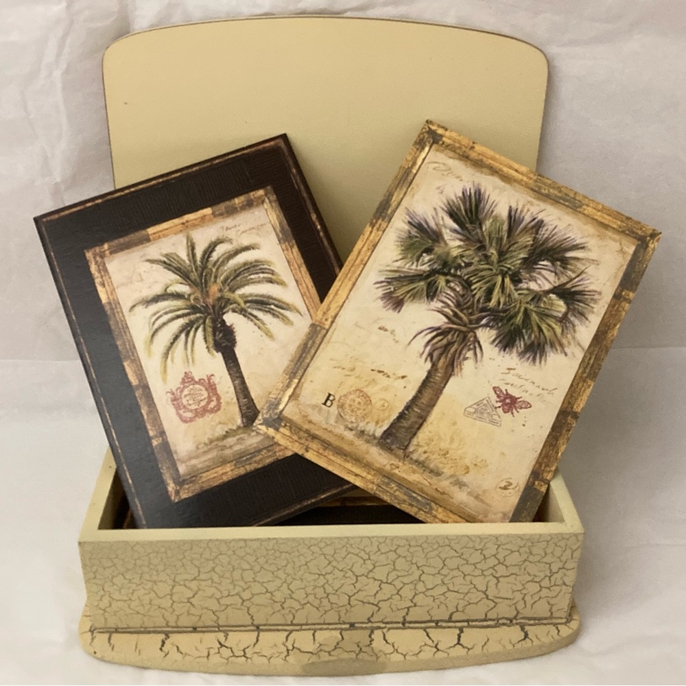 Palm Tree Stationery With Box